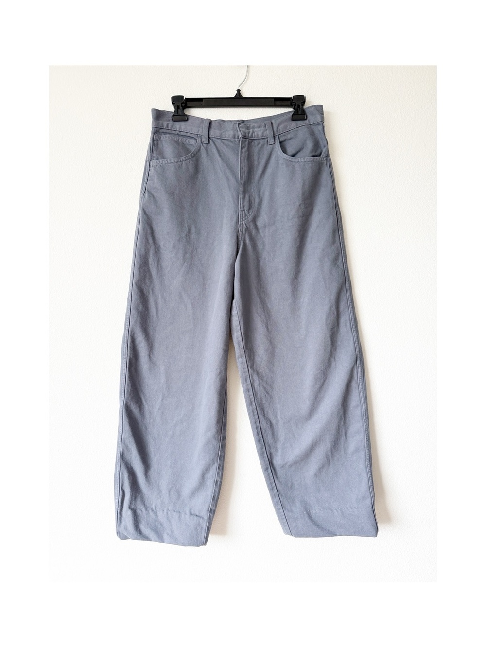 Uniqlo Light Blue High-Waist Pants - Picture 14 of 14